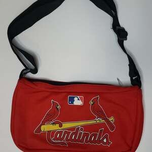 St. Louis Cardinals MLB Jersey Style Shoulder Strap Baguette Bag
